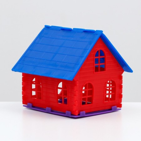House for a hamster one -story with the base-11