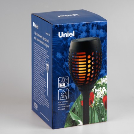 Uniel garden lamp on the solar battery "torch", 10 × 73 × 10 cm, flame effect-7