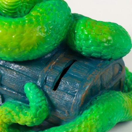 New Year's piggy bank "Cobra on the chest" 20 x 17 x 12 cm.-6