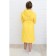 Baby waffle robe, height 158 ​​cm, lemon color