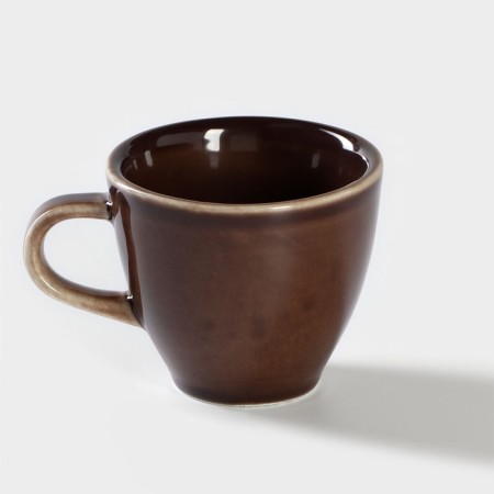 Porcelain coffee coffee "Watercolor", 70 ml, brown color-1