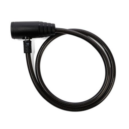 Castle of a hinged bicycle Lockland, 8x800 mm, English key with a plastic handle-4