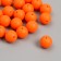 Beads for creativity plastic "Mandarin" matte d = 1.2 cm set 20 g