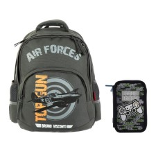 Bruno VisConti Bruno VisConti backpack, 40 x 30 x 19 cm, ergonomic back, pencil case as a gift