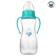 A bottle for feeding "Our Treasure", a classic throat, fitted, with handles, 250 ml., From 0 months., Biryuza color