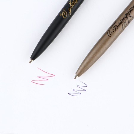 Gift set “Favorite Teacher”: A5 diary, 80 sheets, pens 2 pcs. (ball, 1 mm, blue, red paste)-10