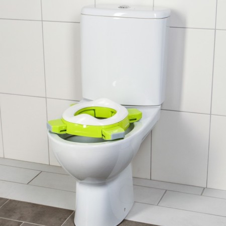 Handypotty road pot in a proprietary bag, lime color-8