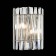 Sconces st. SL1170.101.02. Fabio. 2x40 watts, E14, 25x30 cm, Nickel color