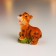 Polystone souvenir "Tiger on a clearing with daisies" MIX 3.5x2x4.5 cm
