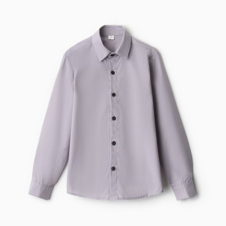 School shirt for a boy, gray color, height 152 cm