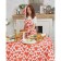 GPEC "Ethel" Red Hearts 149x220cm, 100% cotton, sarzha 190 g/m2