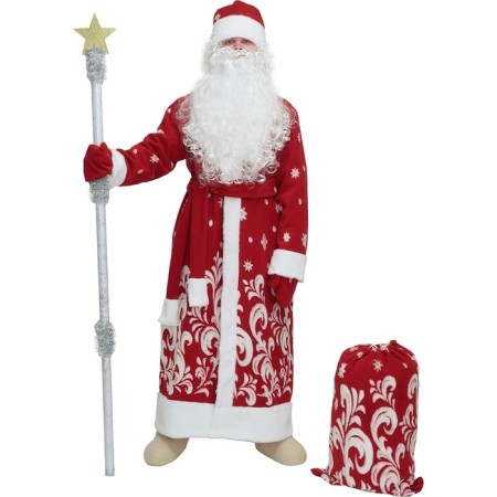 New Year! Carnival costume "Santa Claus", p. 52-54, height 182 cm