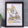 Photo frame plastic L-5 21x30 cm, wenge