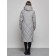 Coat insulated winter female, size 46, color gray