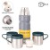 Set "Master K": Thermos 680 ml and 3 circles, retains heat 12 hours, gray
