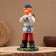 Kovrov toy "A man with a knitting firewood", ceramics