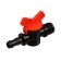 The control valve, external threads 1/2 ", for a hose 10 mm, plastic, Greengo