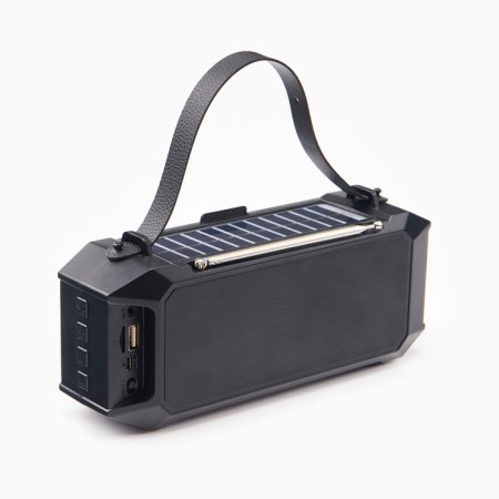 Battery Light, 5W, 1200 Mam, IPX5, Bluetooth, AUX, USB, Radio, Solch. Bat, black-1