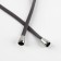 Tip for a cord, d = 4 mm, 13 × 10 mm, 100 pcs, silver color