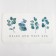 Bathroom mat Ethel Eucalypt, 80x50 cm, velor