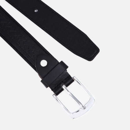 Building belt, width 2.5 cm, screw, buckle metal, black color-1