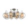 Freya FR20-CL-08-Bz Simone Ceiling Luminaire, 9999999x426 mm, E14, 8x40W, bronze color