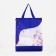 Household bag without fastening, blue color