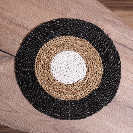 Wicker rug round 35 cm-1