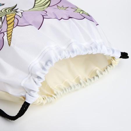 Bag for shoes on the lace, white color-2
