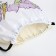 Bag for shoes on the lace, white color