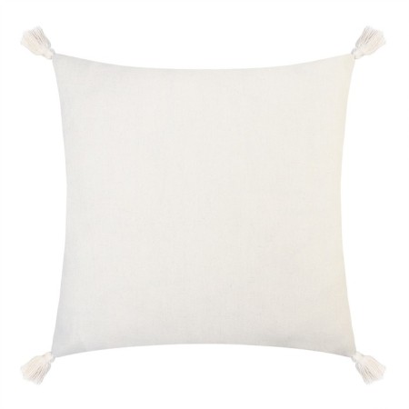 Decorative pillowcase "Ethel" BOHO, 45x45 cm, milk color, 100% cotton-3