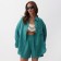 Female oversized shirt Mist Muslin size m, col. turquoise