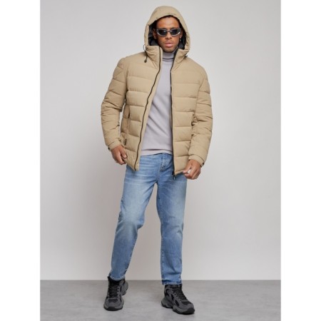 Sports male winter, size 54, beige color-4