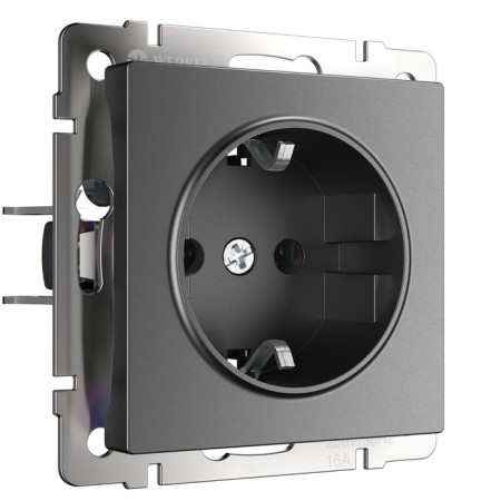 Grounding socket (matte graphite) W1171064