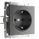Grounding socket (matte graphite) W1171064