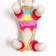 Combineson "Rainbow" with a hood, size S (DS 25 cm, OG 35 cm, Osh 25 cm)