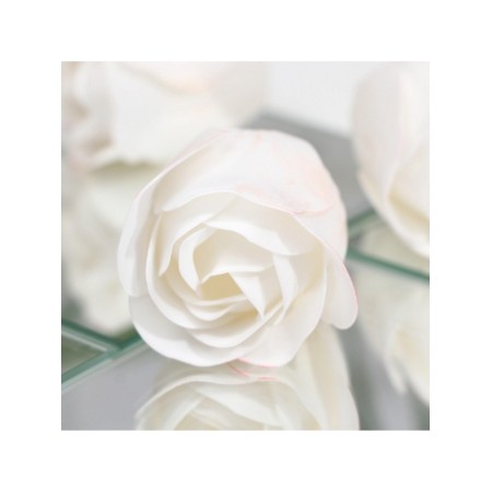 Soap roses, white, set 3 pcs.-5