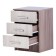 Bedside table TP-1 400x380x560 ash shimo bright/dark
