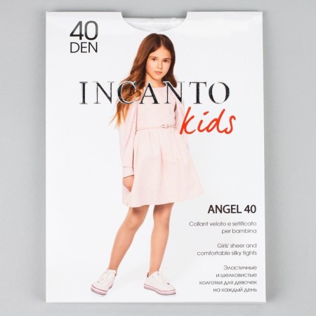 Pantyhose children's Angel, white color (Bianco), height 152-158 cm-2