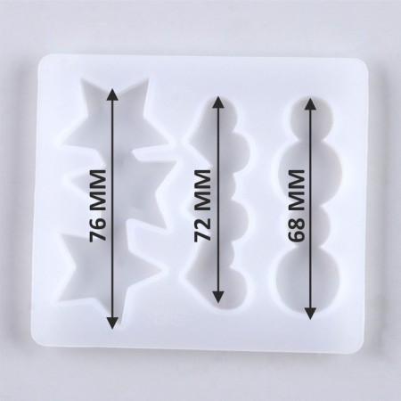 Form Silicone universal "hairpin" 3 types of hairpins-5