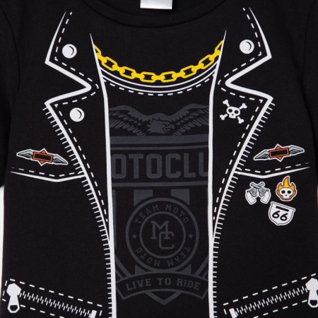 Baby T-shirt KAFTAN "Biker" R.34 (122-128), black-4