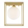 Trinity chandelier, 1x25W G9, color gold