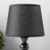 Desktop lamp E27 25W 220V "Black Turon" 31x19x19 cm Risalux