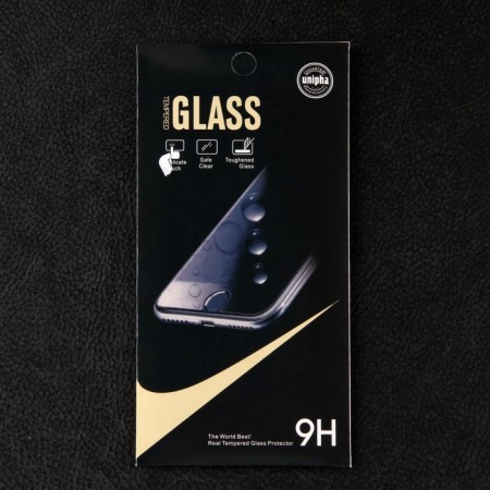 Protective glass for iPhone 15 Pro, 9h, 0.33 mm, black frame-2