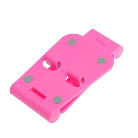 Luazon phone stand, adjustable height, silicone inserts, pink-11