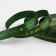 Satin ribbon “From February 23!”, 15 mm × 23 m ± 1 m, green color