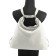 Female bag, artificial leather, white 36x13x37 cm