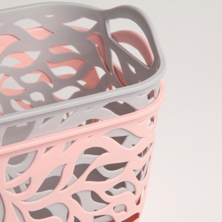 Storage basket "Leaves", plastic, 29.5 × 21.5 × 16 cm, color mix-7