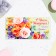 Money envelope "Happy Birthday!" Bright bouquet, congregre, glitter, 16.5 x 8.5 cm