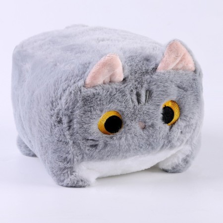 Soft toy "Cat-Cube", 18 cm, color gray color-3